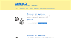 Desktop Screenshot of hreby.cz